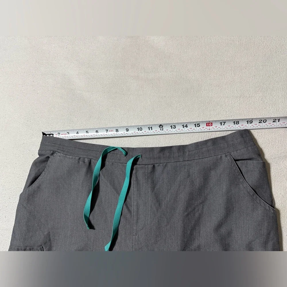 FIGS High Rise Yola Skinny Women's‎ XL Pants Cargo Scrubs Gray TW2000 *FLAW